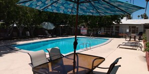 2 outdoor pools, pool umbrellas, sun loungers