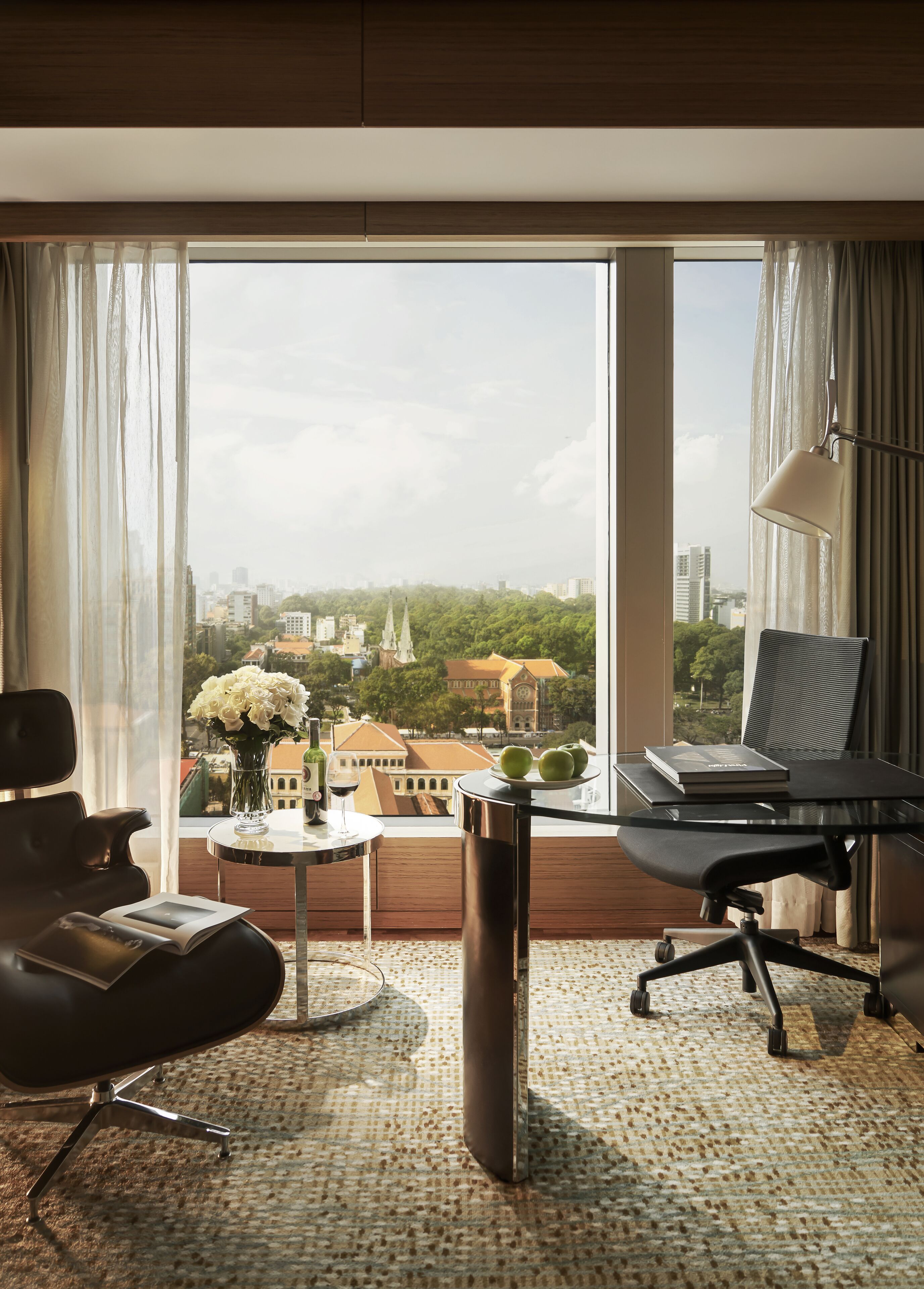 Ropa de cama de alta calidad, colchones con acolchado adicional, minibar