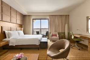 Premium bedding, down comforters, pillowtop beds, minibar