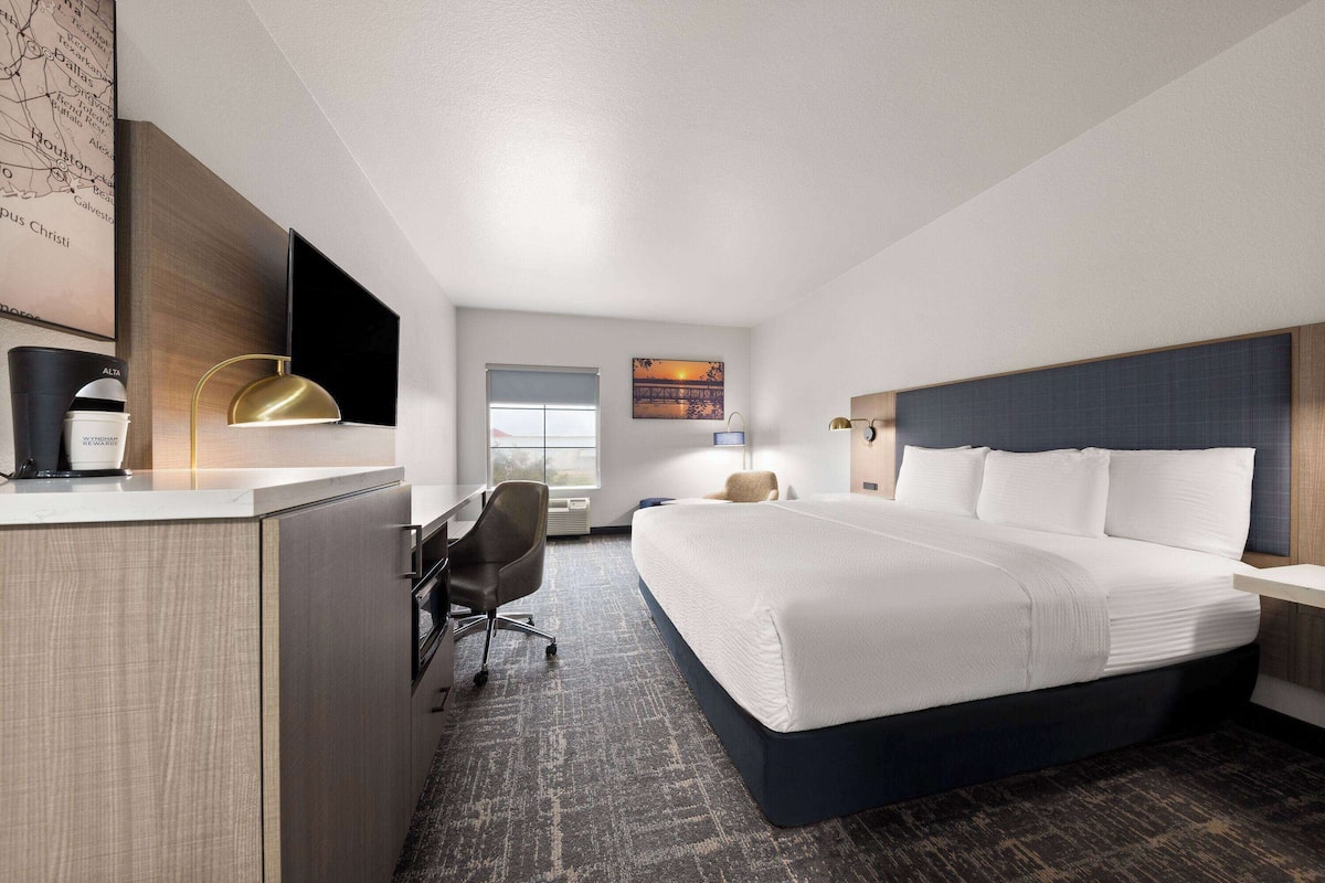 Room, 1 King Bed, Non Smoking | Premium bedding, down duvets, pillow-top beds, desk