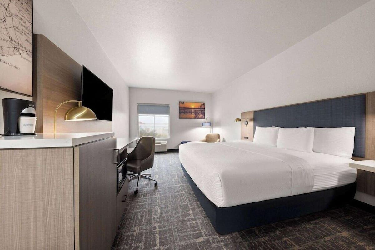 Premium bedding, down comforters, pillowtop beds, individually decorated