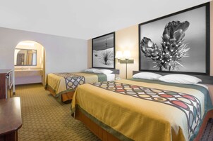 Desk, iron/ironing board, free cribs/infant beds, rollaway beds