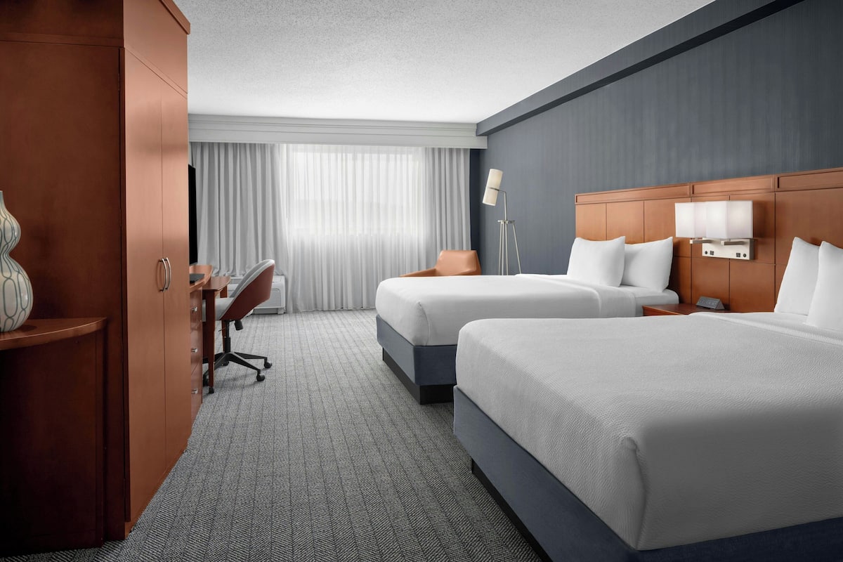 In-room safe, desk, blackout curtains, iron/ironing board