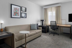 In-room safe, desk, blackout curtains, iron/ironing board - Residence Inn by Marriott San Antonio Six Flags at The Rim (San Antonio)