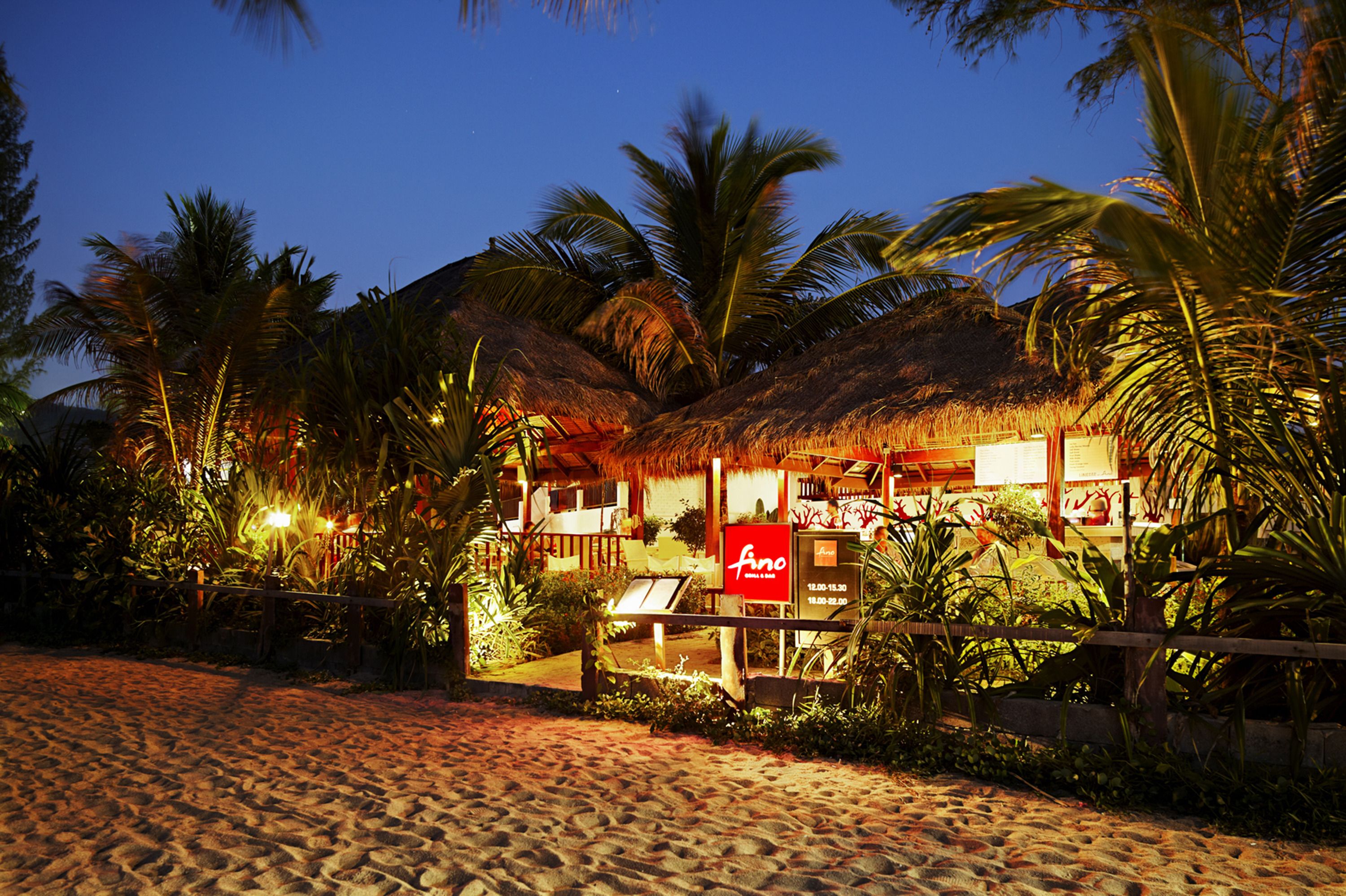 Front of property – evening/night