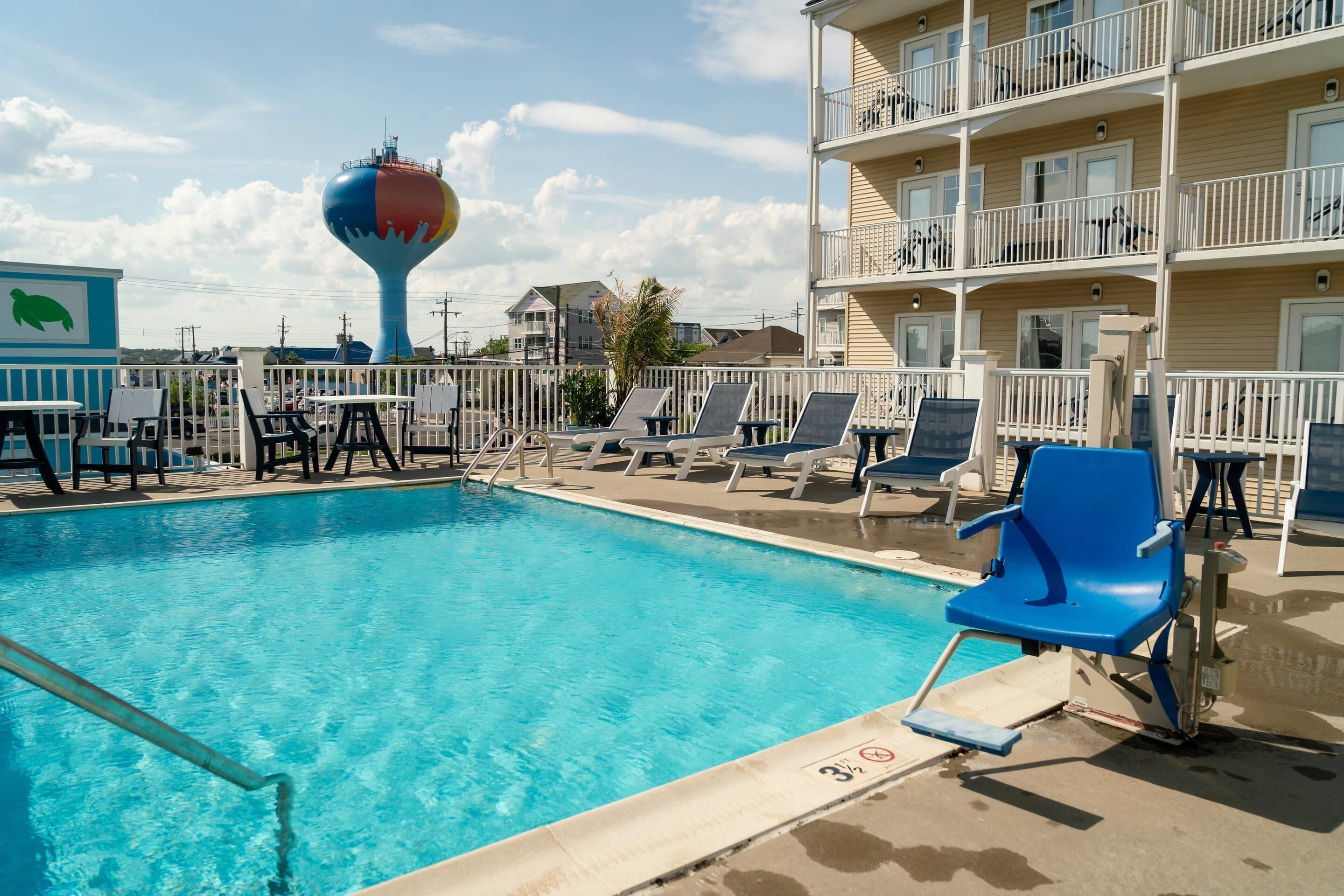 Seasonal outdoor pool