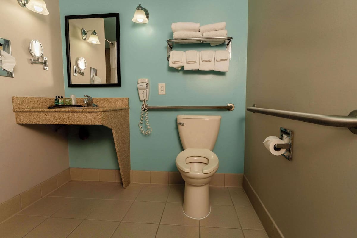 premium bedding, pillow-top beds, desk, iron/ironing board