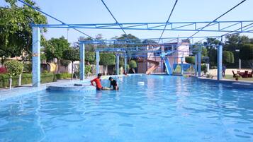 Indoor pool, outdoor pool