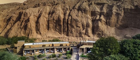 Façana frontal de l'allotjament