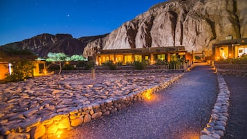 Front of property – evening/night