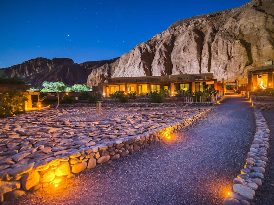 Front of property - evening/night