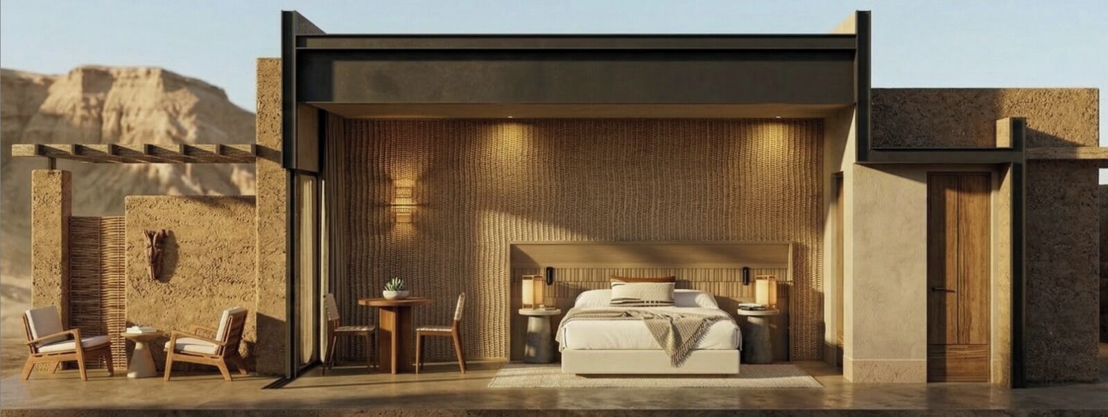 Habitación (Catarpe) | Ropa de cama de alta calidad, camas con pillow-top y minibar 