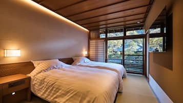 Traditional Room (Japanese-Western) | 1 bedroom, premium bedding, minibar, in-room safe