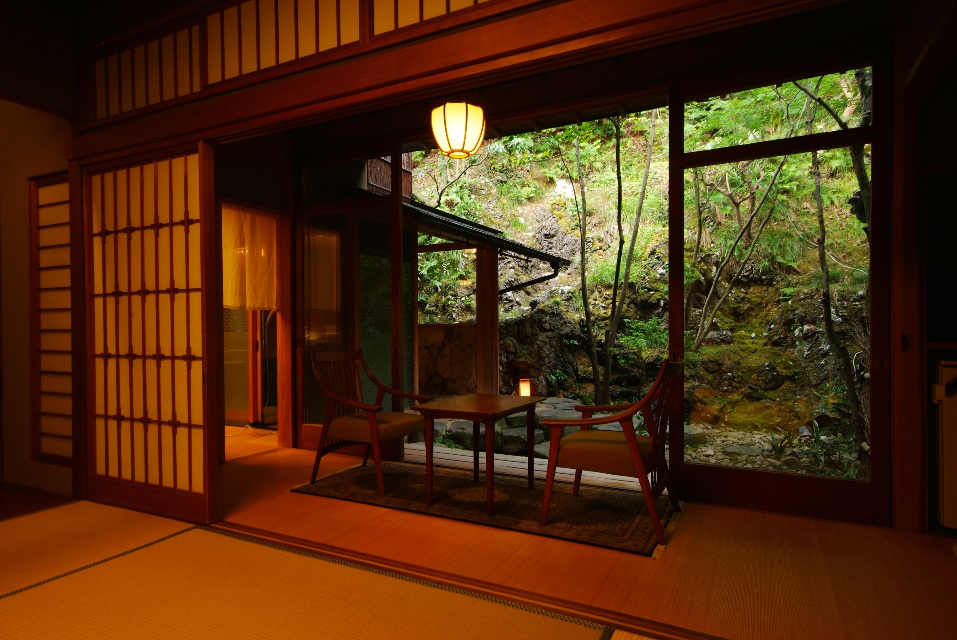 Japanese Style Room (Hatsune) with Outside Bathtub | Premium bedding, minibar, in-room safe, blackout drapes