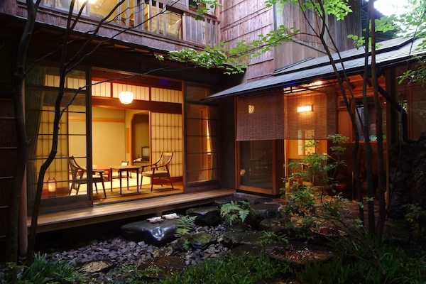 Japanese Style Room (Hatsune) with Outside Bathtub | Terrace/patio