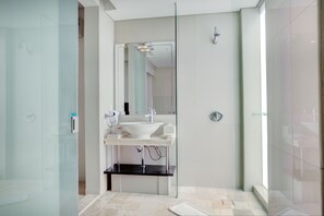 淋浴設備、免費梳洗用品、風筒、浴袍