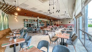 Breakfast and lunch served, Mediterranean cuisine
