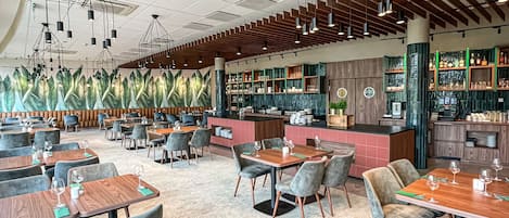 Breakfast and lunch served, Mediterranean cuisine