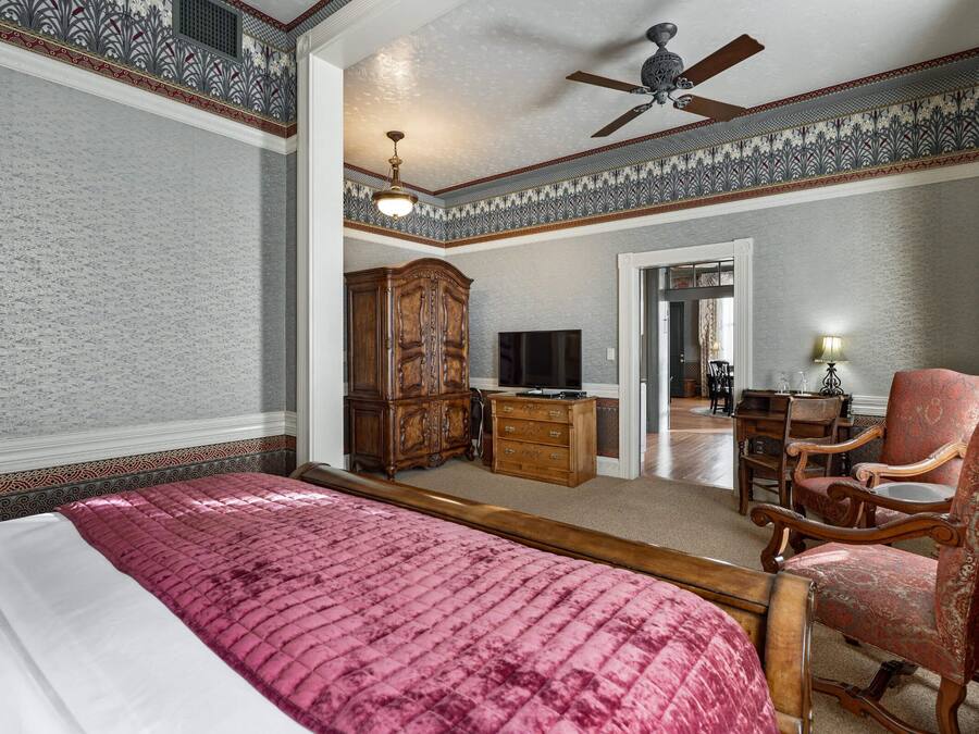 Premium bedding, pillow-top beds, individually decorated