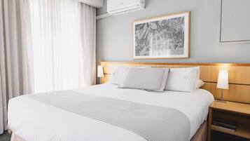 Superior Penthouse, 1 Queen Bed, Non Smoking, City View | In-room safe, blackout curtains, iron/ironing board, free WiFi