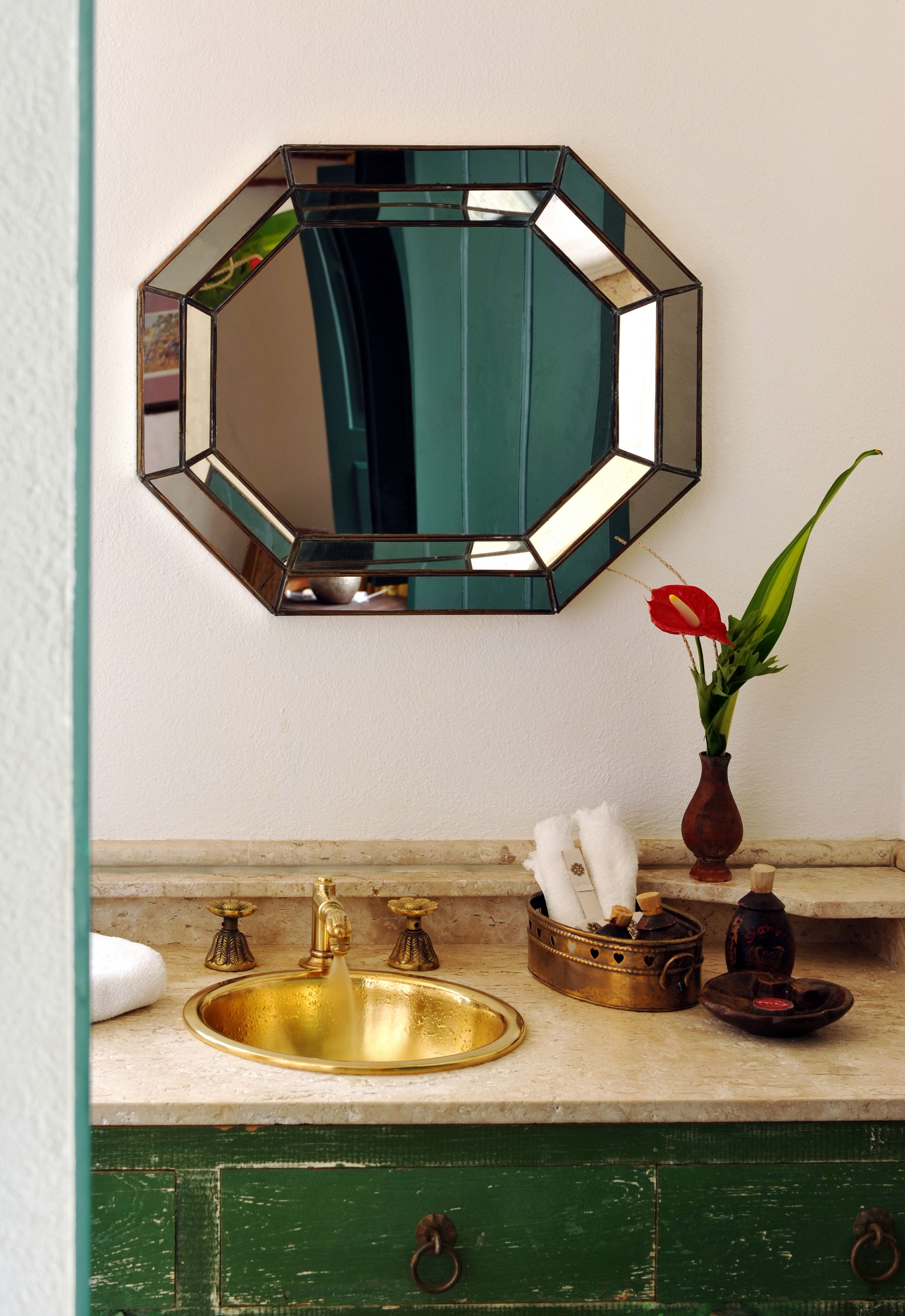 deluxe room | bathroom | shower, designer toiletries, hair dryer, bathrobes