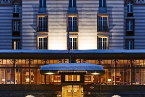 Front of property - evening/night - Maloja Palace (Bregaglia)