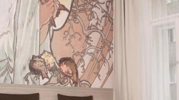 Habitación triple | Caja fuerte, cunas (de pago), wifi gratis