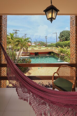 Double Room, Balcony, Pool View | Minibar, free WiFi, bed sheets - Pousada da Ladeira (Tibau do Sul)
