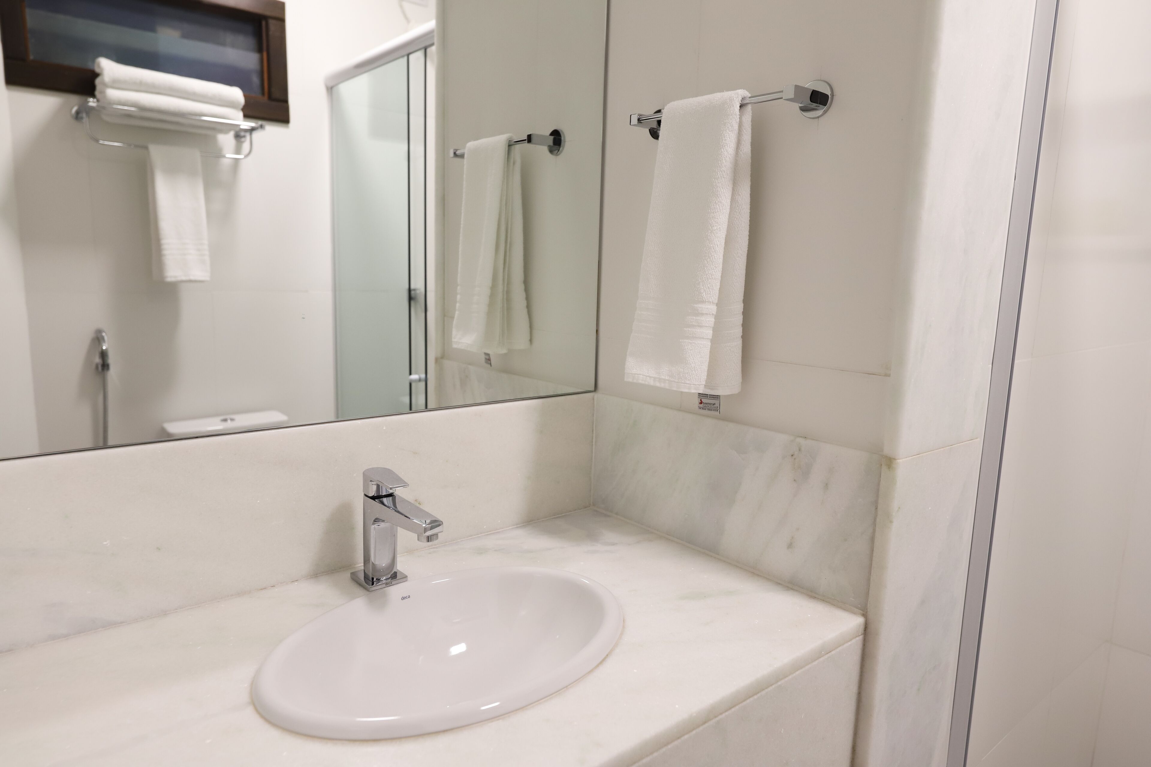 shower, free toiletries, towels, soap