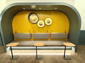 Sitteområde i lobbyen