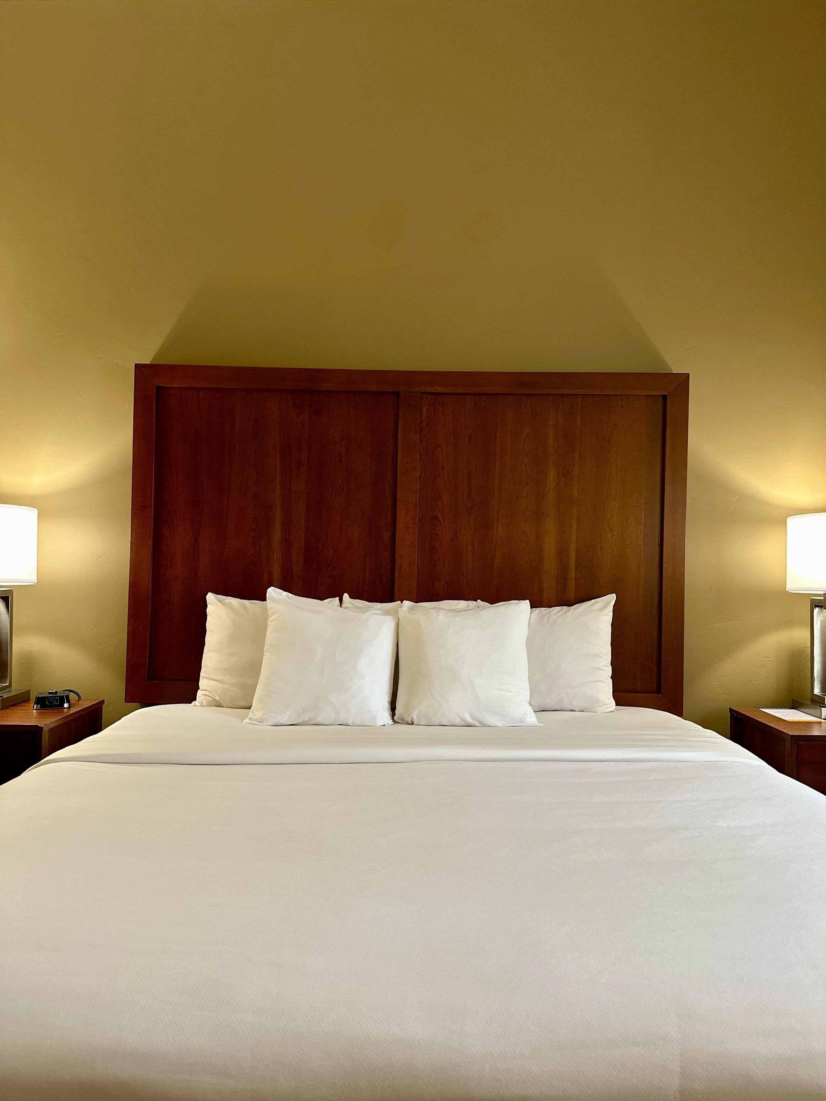 Chambre, 1 très grand lit, accessible aux personnes à mobilité réduite, non-fumeur (Accessible Tub)