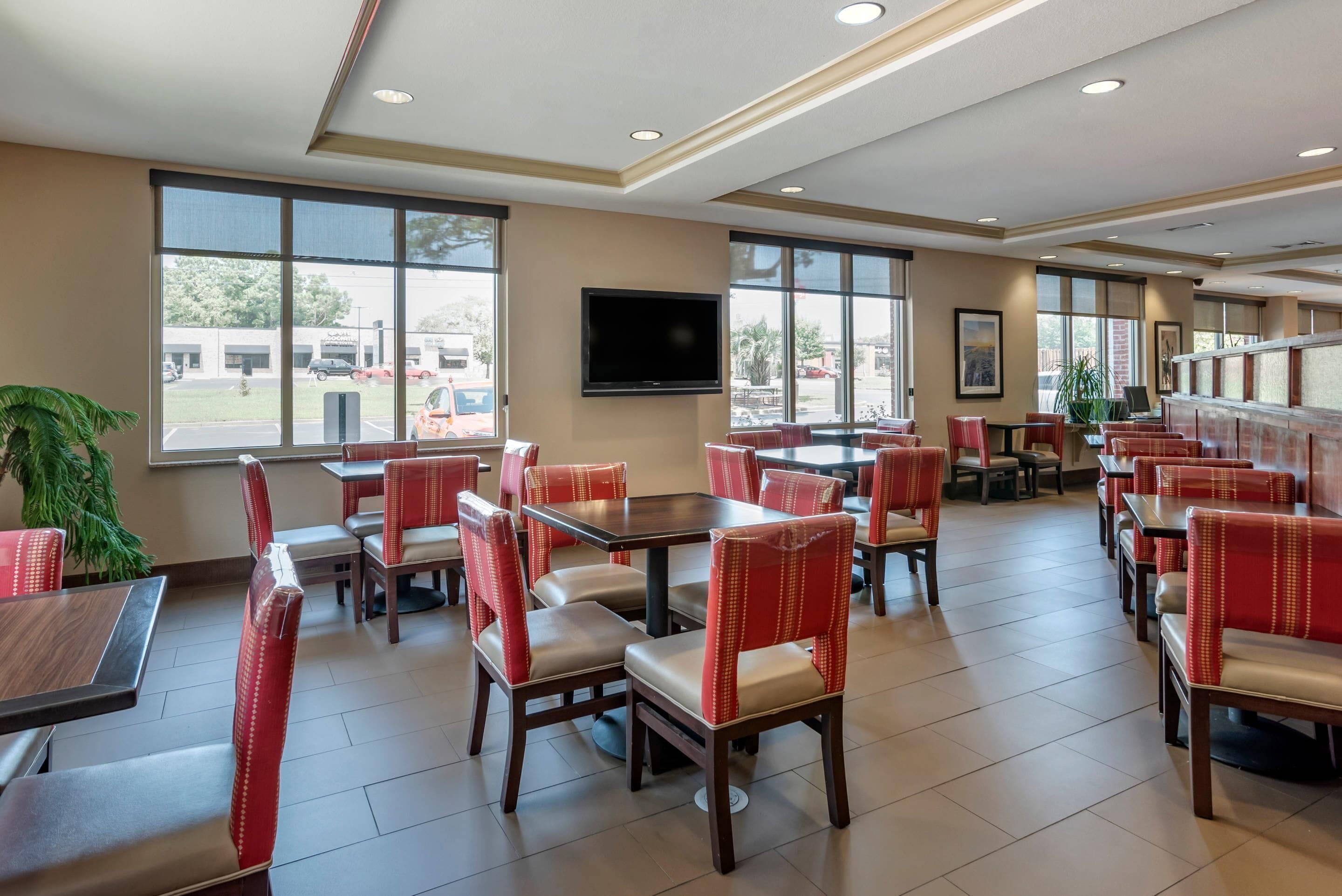 Café da manhã com buffet grátis
