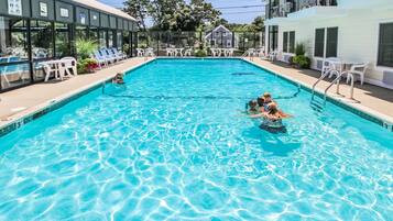 Indoor pool, outdoor pool