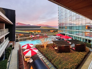 Deluxe Pool View Room, 2 Queen Beds | View from room