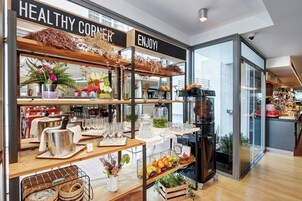 Daily buffet breakfast (EUR 18 per person)