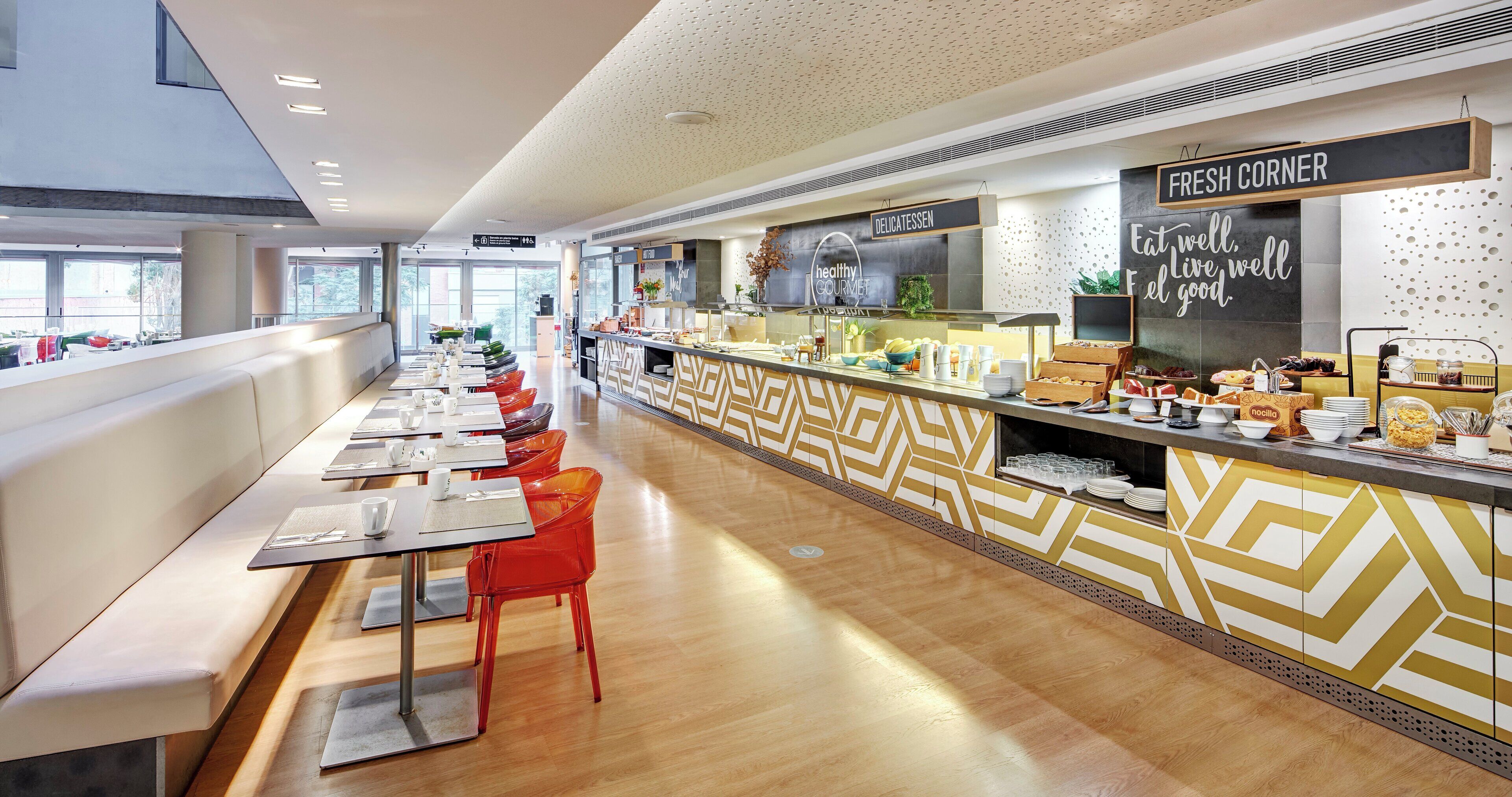daily buffet breakfast (eur 17 per person)