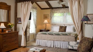 Premium bedding, memory foam beds, individually decorated