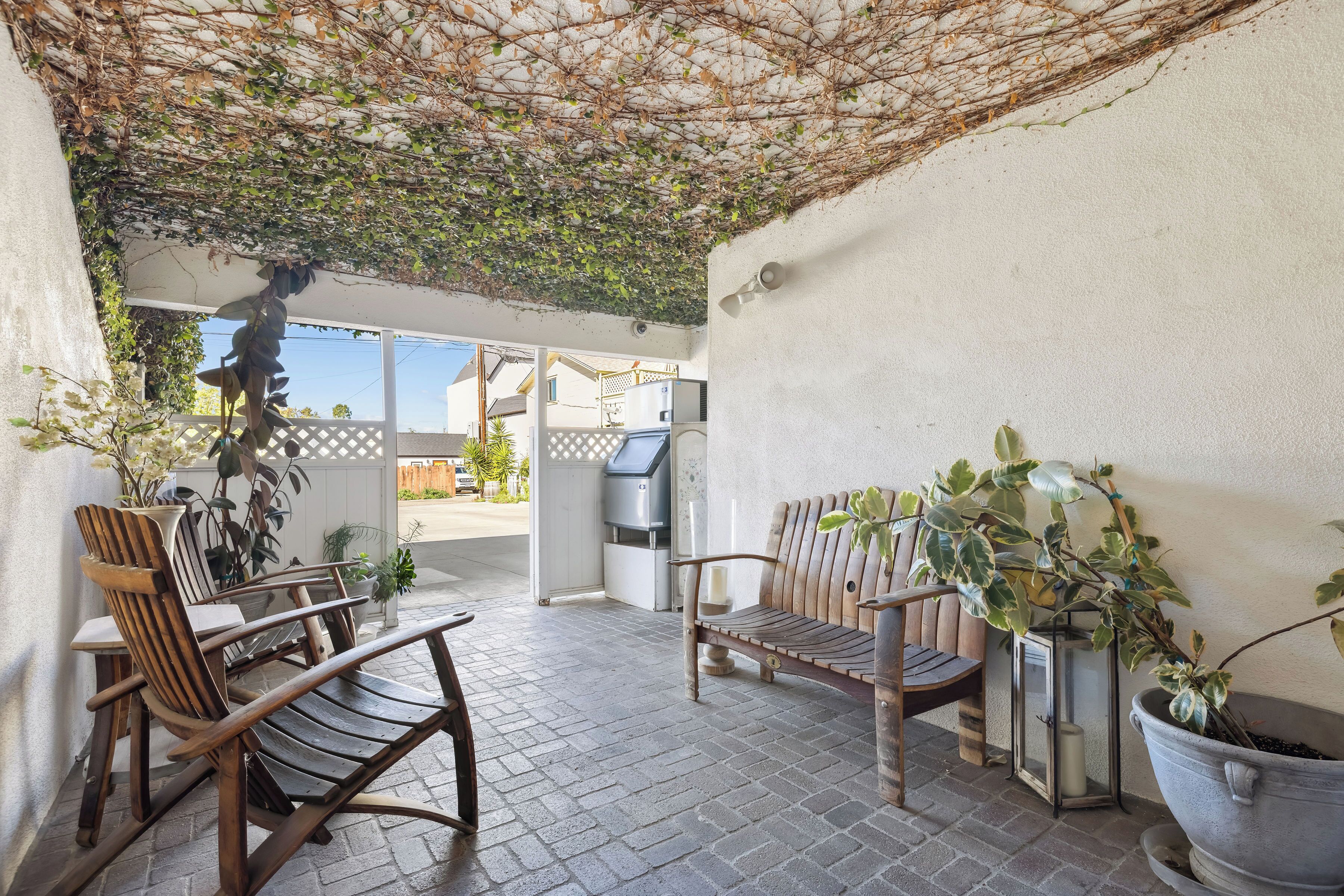 Entrada de la propiedad