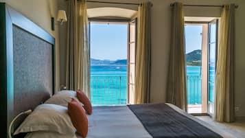 Suite Deluxe, 1 très grand lit et 1 canapé-lit, vue mer