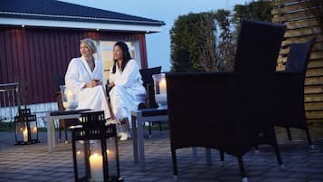Behandlungsräume für Paare, Sauna, Dampfbad, Körperbehandlungen