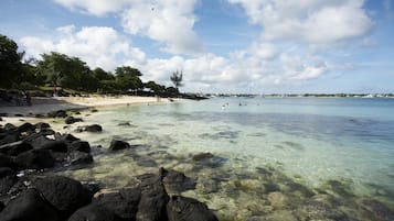 Beach nearby, white sand