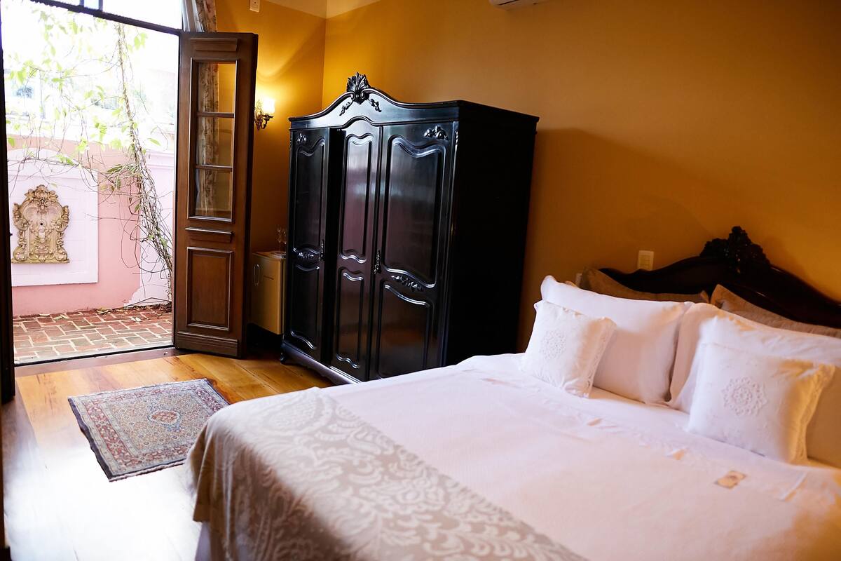 Lakens van Egyptisch katoen, luxe beddengoed, pillowtop-bedden