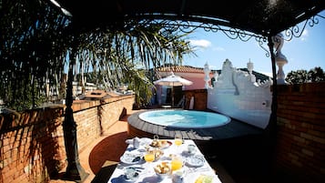 Loft, Private Pool | Bathroom | Hair dryer, bathrobes, slippers, towels