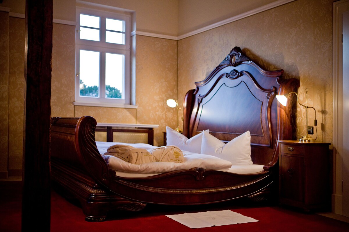 Suite, 1 tweepersoonsbed, niet-roken, uitzicht op tuin (Castle) | 1 slaapkamer, pillowtop-bedden, een kluis op de kamer