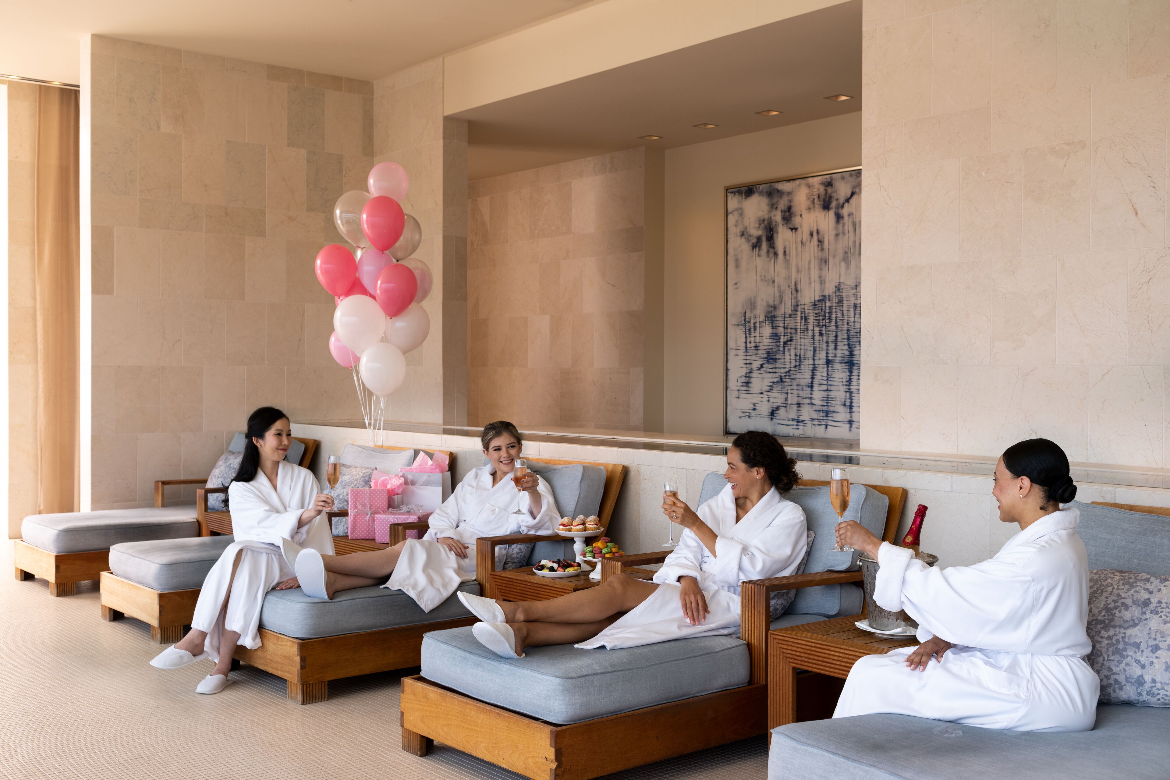 couples treatment room(s), hot tub, body treatments, aromatherapy