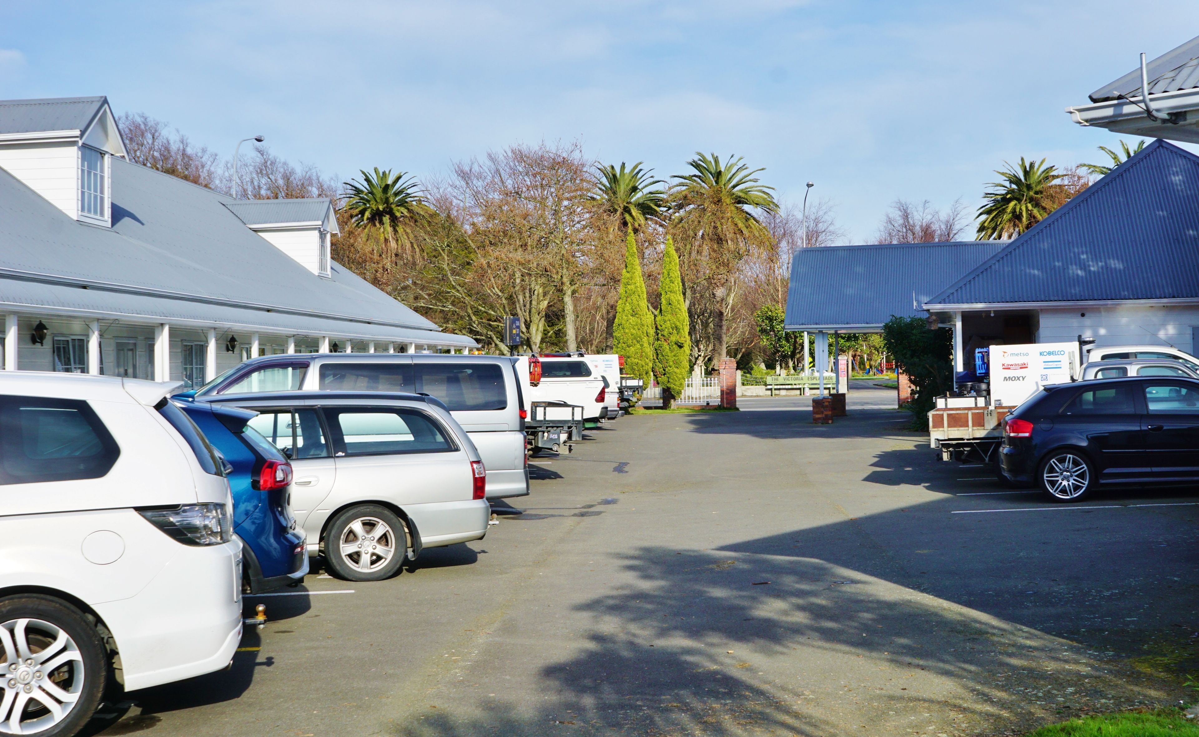 Blick von der Unterkunft