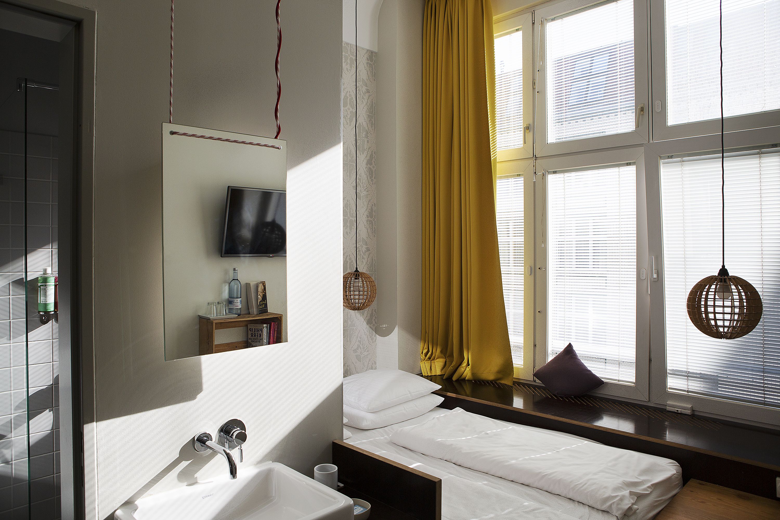 premium bedding, blackout curtains, iron/ironing board, free wifi