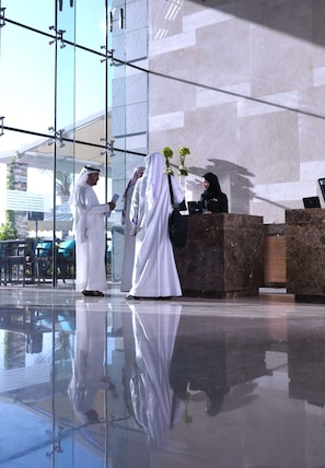 Lobby sitting area