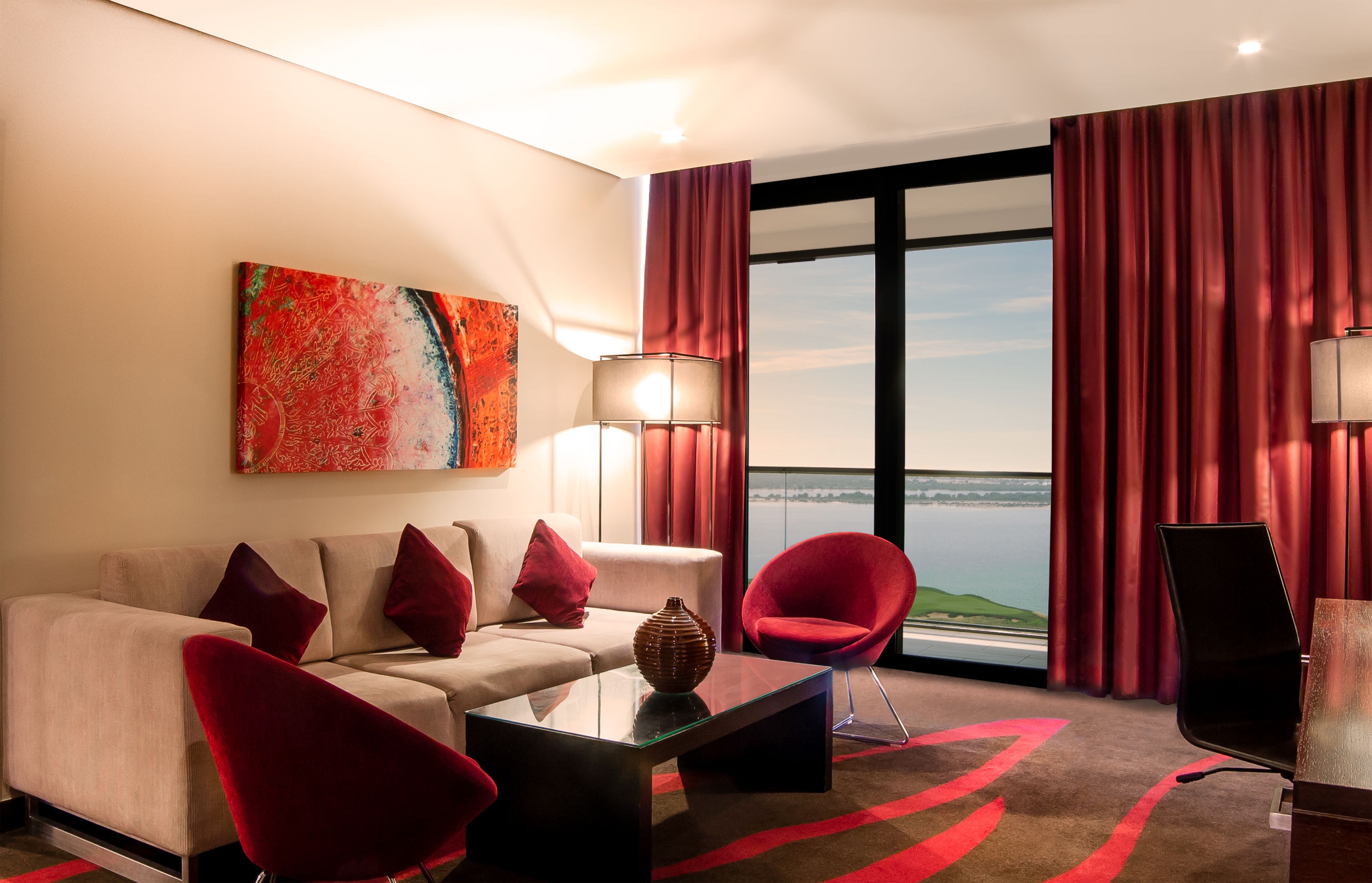 flat-screen tv, ipod dock