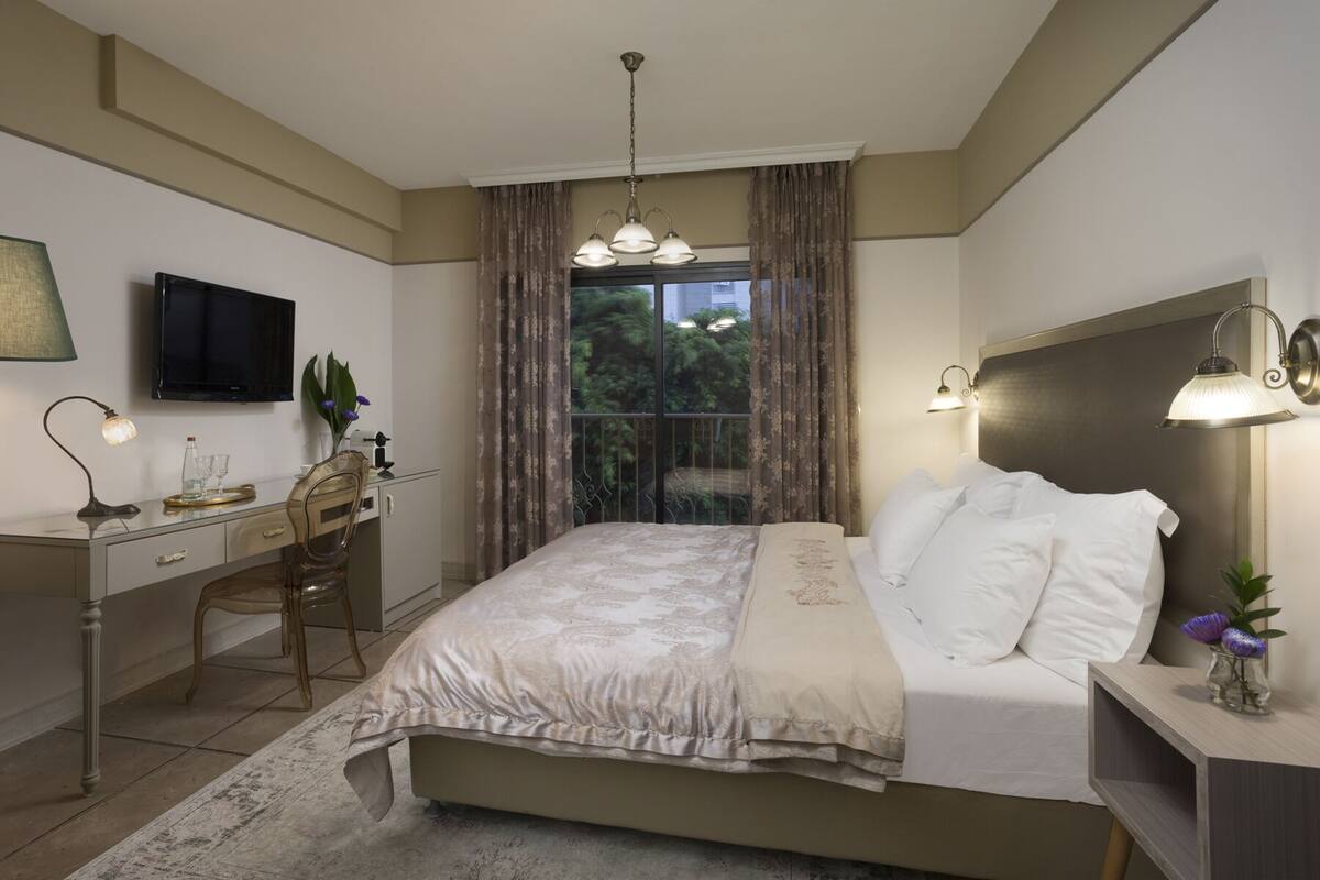 Chambre double | 1 chambre, coffre-fort, bureau